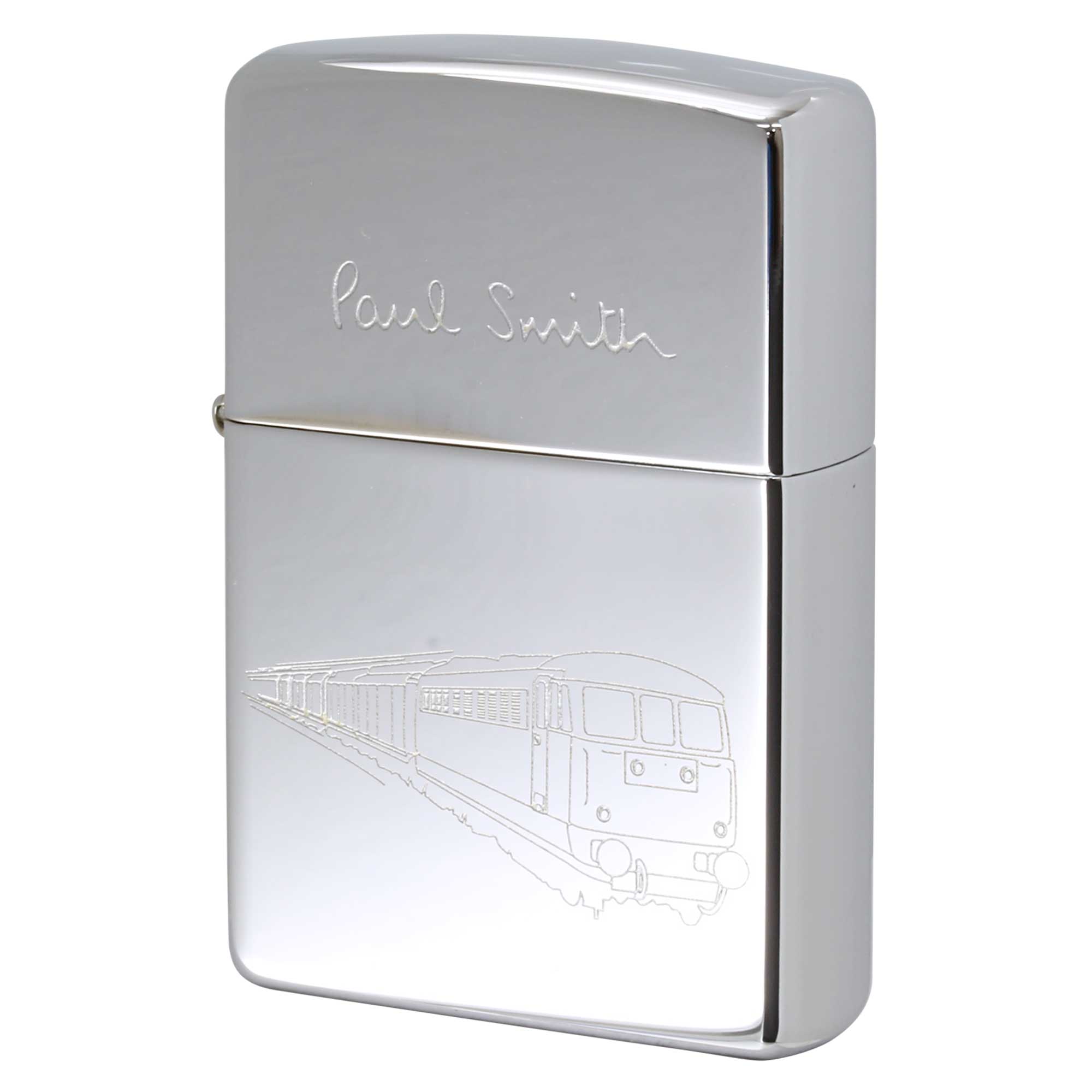 絶版/ヴィンテージ Zippo ジッポー 【中古】 2001年製造ZIPPO Paul Smith トレイン 電車
