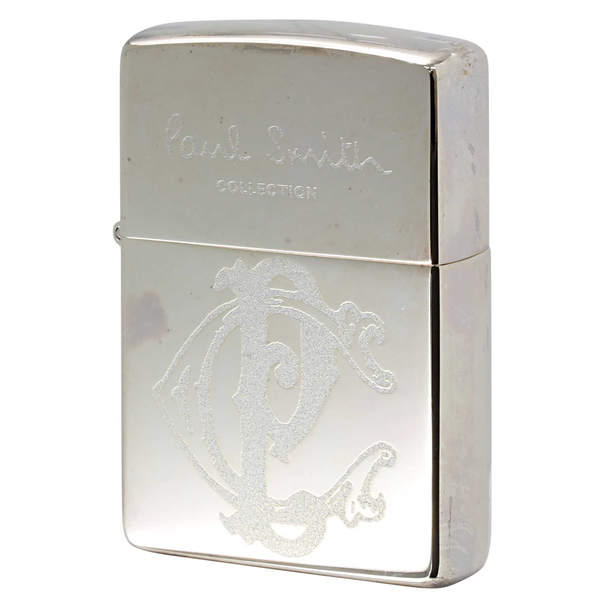 絶版/ヴィンテージ Zippo ジッポー 【中古】 2001年製造ZIPPO Paul Smith Collection ロゴ PG