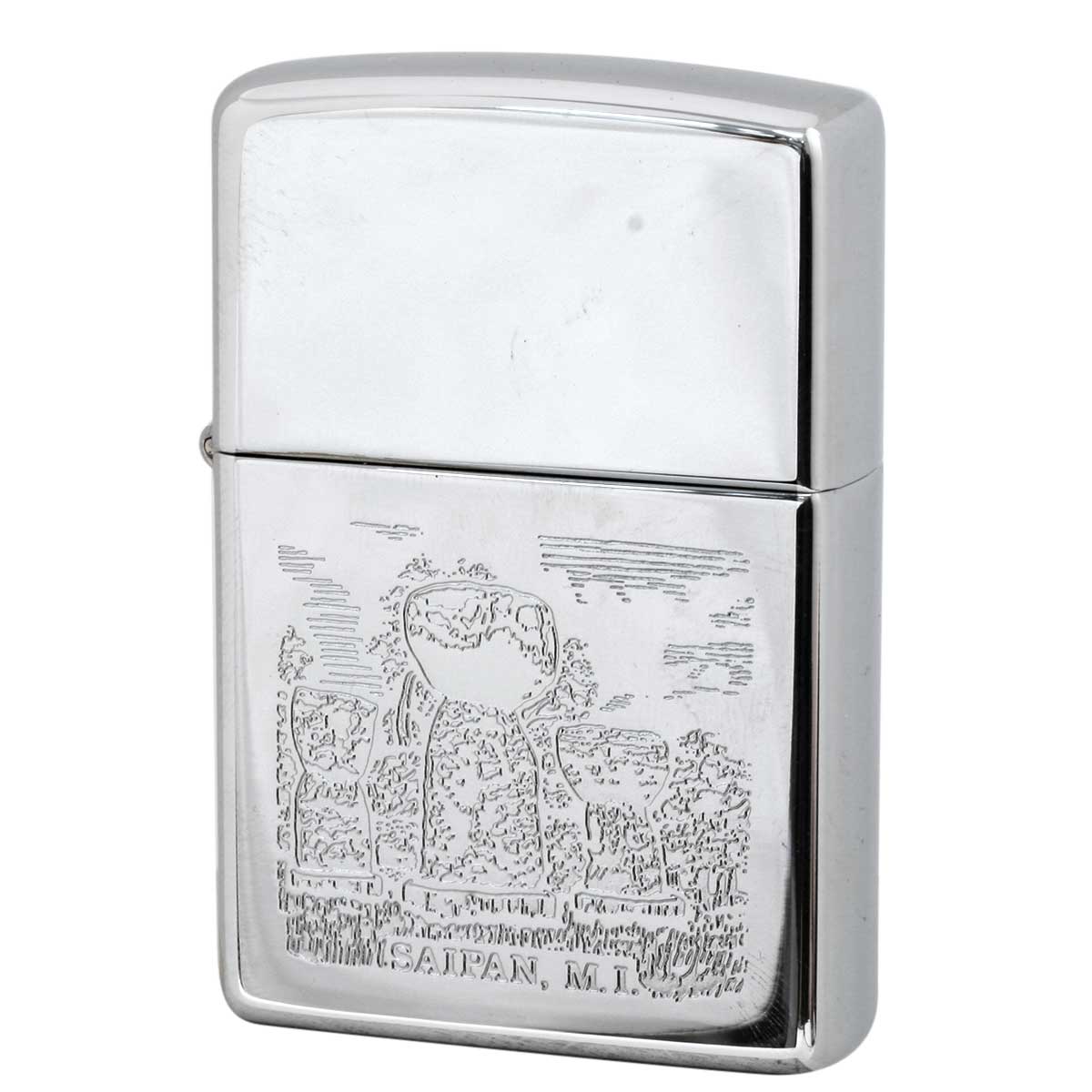 絶版/ヴィンテージ Zippo ジッポー 【中古】 1997年製造SAIPAN LATTE STONE ラッテ・ストーン 250