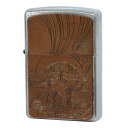 絶版/ヴィンテージ Zippo ジッポー 【中古】 2008年製造風神 プレート貼付け