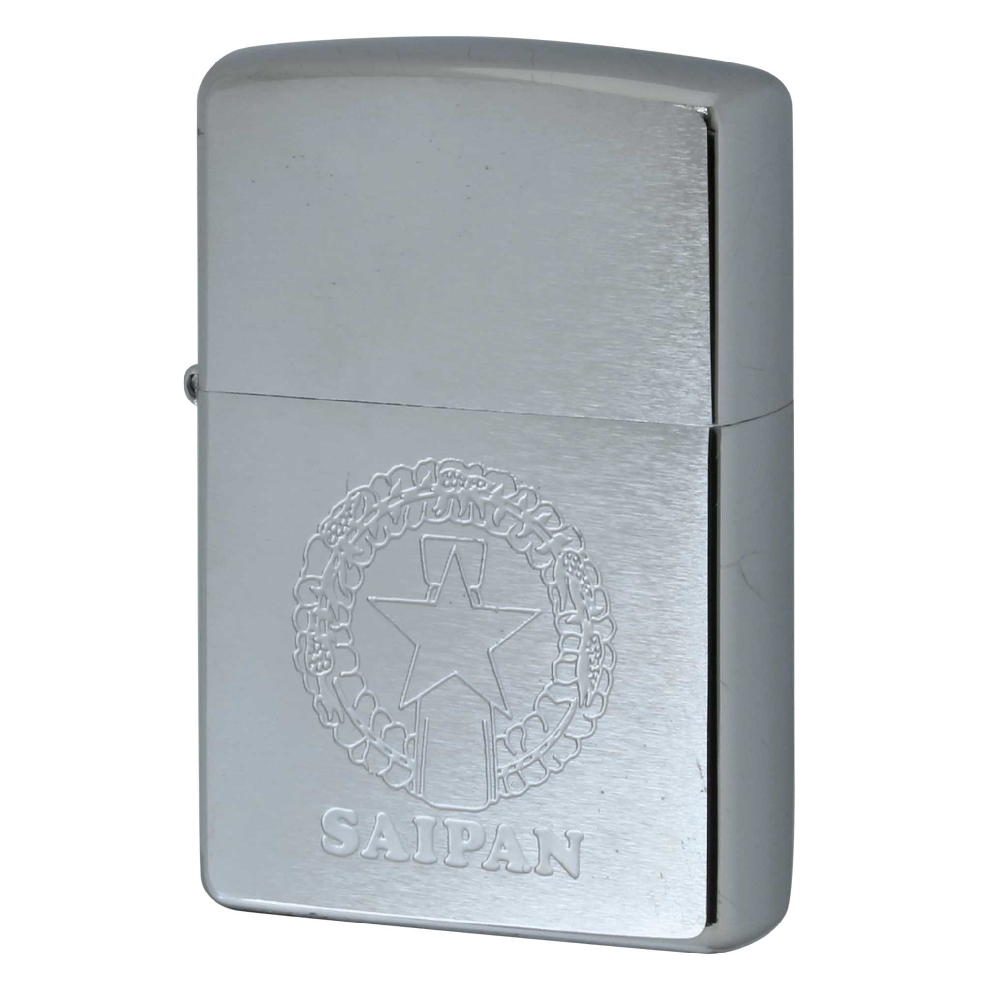 絶版/ヴィンテージ Zippo ジッポー 【中古】 2000年製造SAIPAN 北マリアナ諸島の旗のロゴ