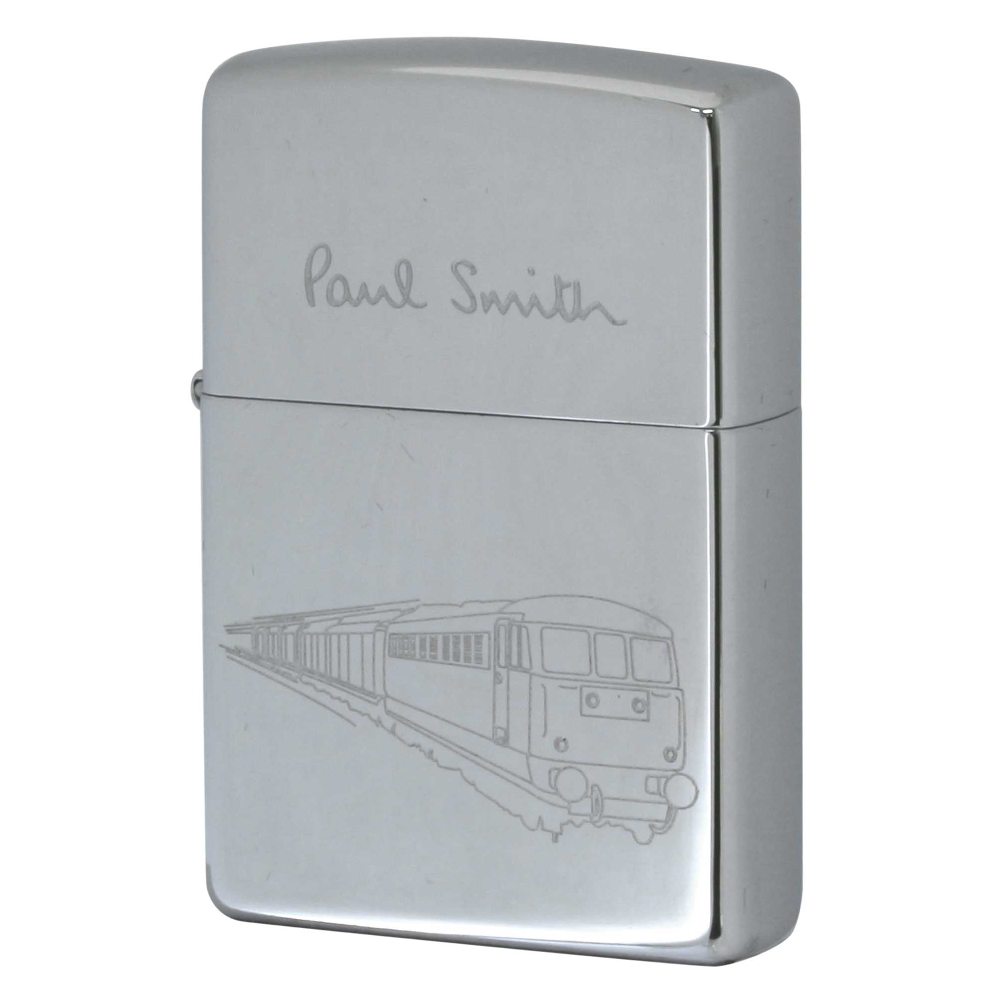 絶版/ヴィンテージ Zippo ジッポー 【中古】 2001年製造ZIPPO Paul Smith TRAIN 列車