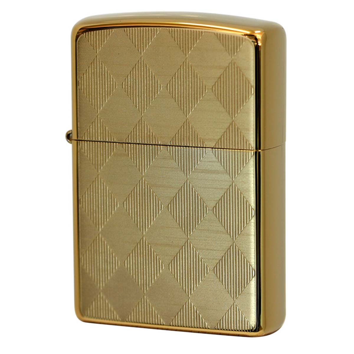 Zippo ジッポー アーガイル柄 ゴールド チタンコーティング Titanium Coating Series Ti-G-A(C) プレゼント 贈り物 女性 ...