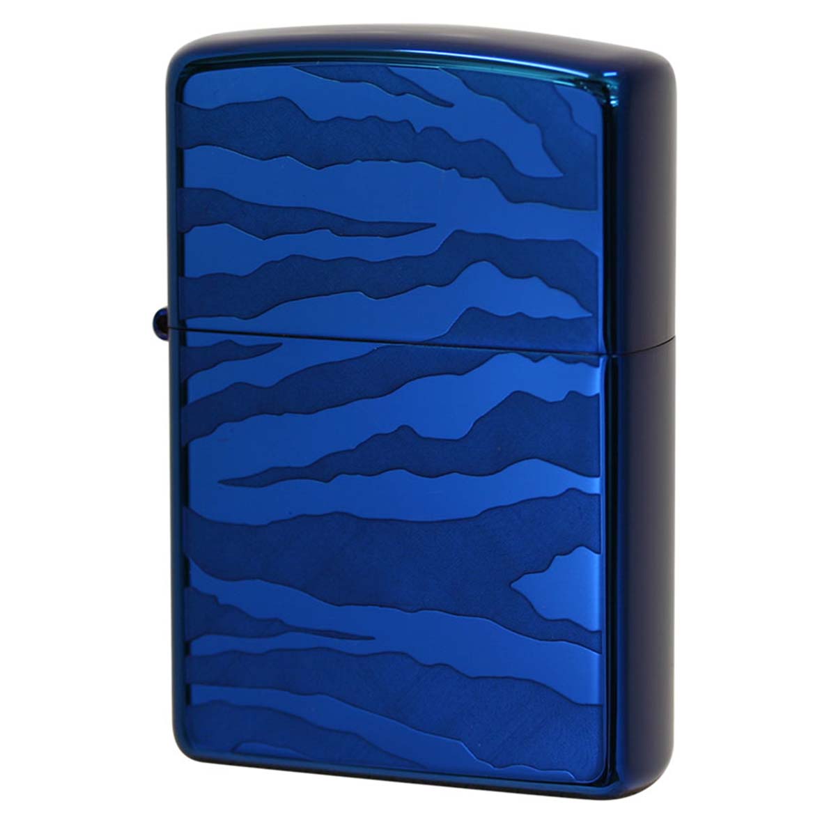 Zippo ジッポー ゼブラ アニマル柄 ブルー チタンコーティング Titanium Coating Series Ti-BL-Z(A) プレゼント 贈り物 ...
