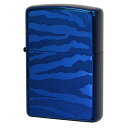 Zippo ジッポー ゼブラ アニマル柄 ブルー チタンコーティング Titanium Coating Series Ti-BL-Z(A) プレゼント 贈り物 ...