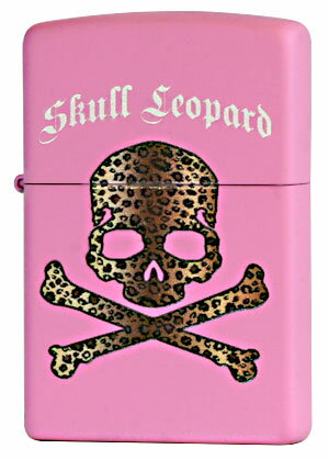 Zippo ジッポー SKULL(ドクロ系)Skull Leopard PK zippo ジッポ ライター オプション購入で名入れ可 メール便可