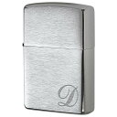 Zippo ジッポー イニシャル アルファベット レーザー US加工 D プレゼント 贈り物 男性 女性 シンプル オプション購入で名入れ可 メール便可