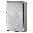 Zippo ジッポー イニシャル アルファベット レーザー US加工 N プレゼント 贈り物 男性 女性 シンプル オプション購入で名入れ可 メール便可