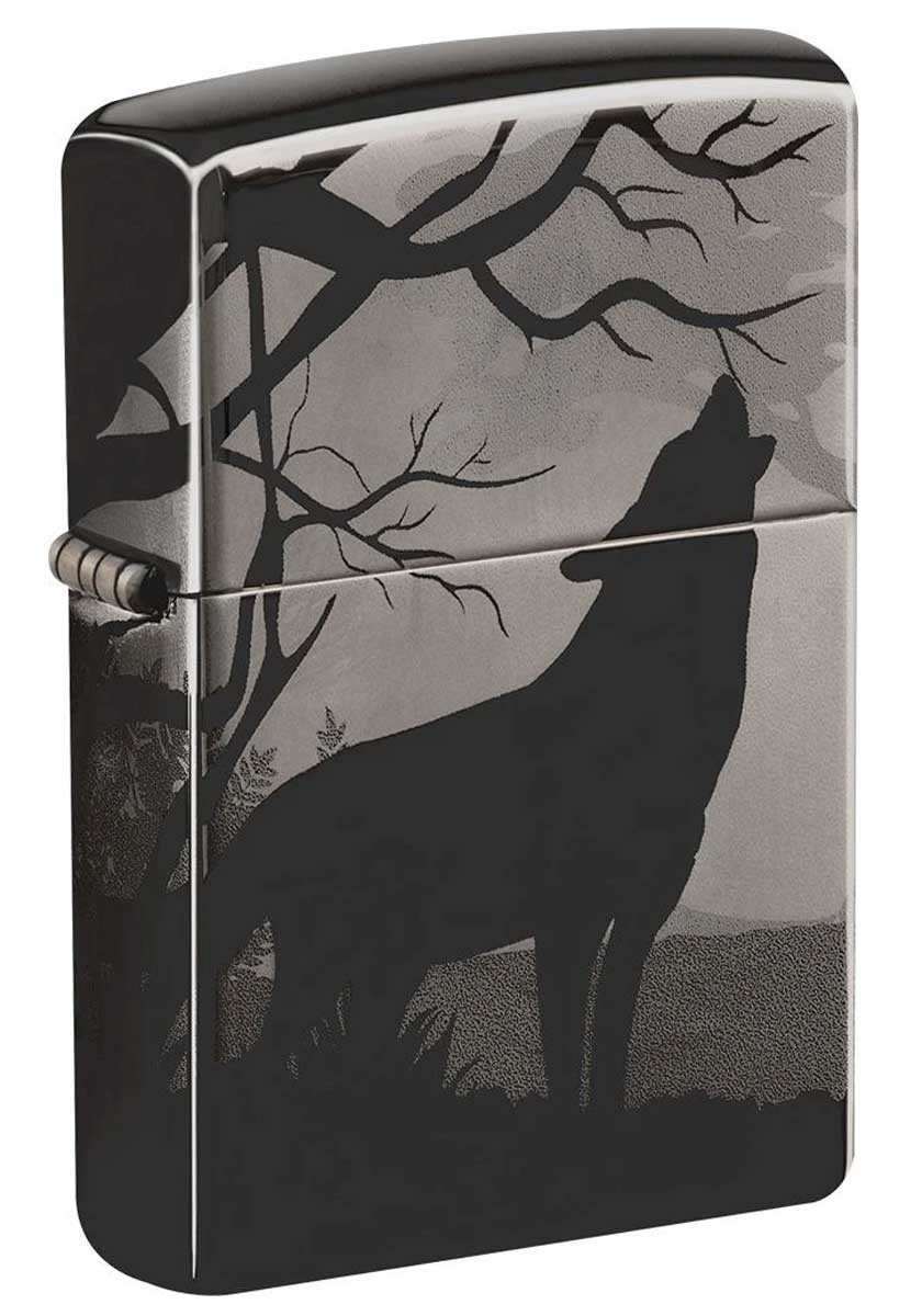 Zippo ジッポー USモデル 動植物系 Wolves 360°engraving 49188 zippo ジッポ ライター オプション購入で名入れ可