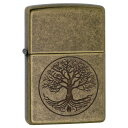 Zippo ジッポー USモデル Tree of Life Antique Brass 29149 zippo ジッポ ライター オプション購入で名入れ可 メール便可