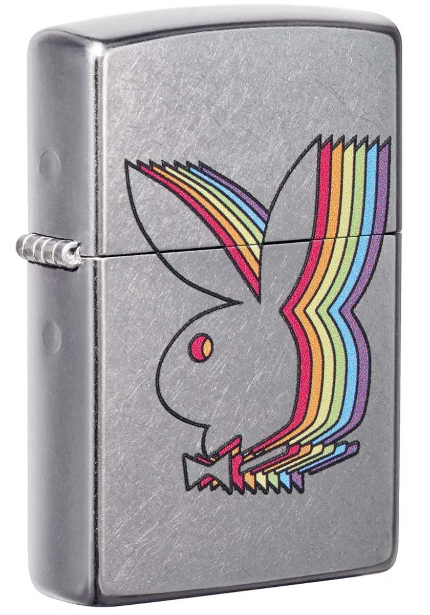 PLAYBOYジッポ Zippo ジッポー USモデル キャラクター Playboy 49343 zippo ジッポ ライター オプション購入で名入れ可 メール便可