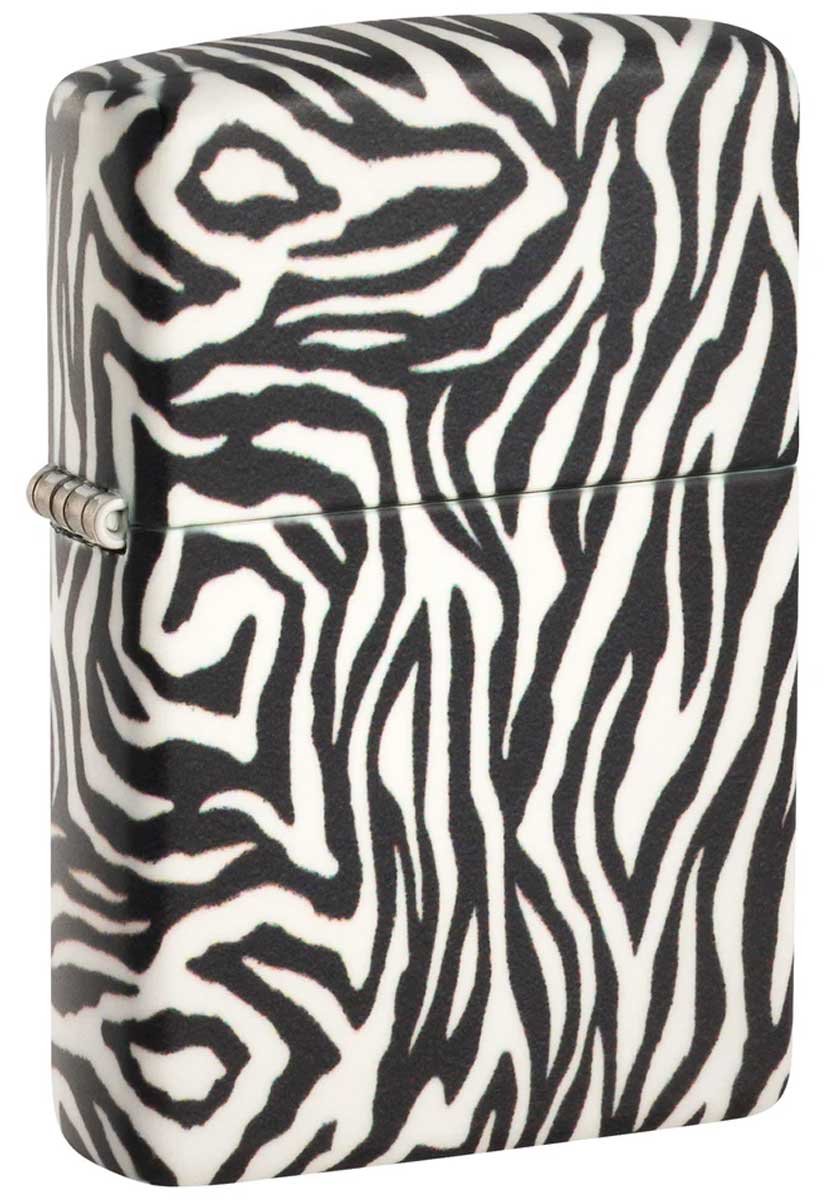 Zippo ジッポー USモデル 動植物系 Zebra Skin 48223 zippo ジッポ ライター オプション購入で名入れ可 メール便可