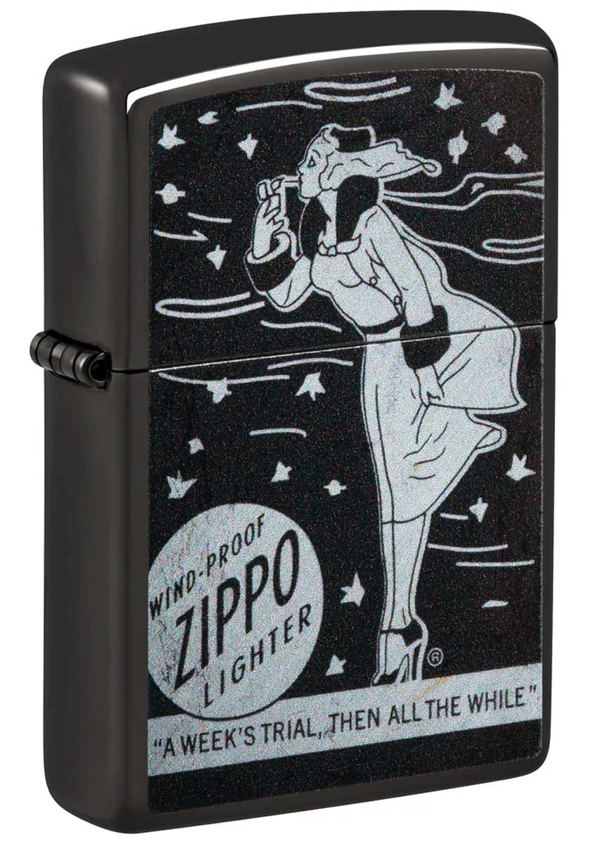セクシーＺｉｐｐｏ Zippo ジッポー USモデル セクシー Windy Zippo Design 48456 zippo ジッポ ライター オプション購入で名入れ可 メール便可