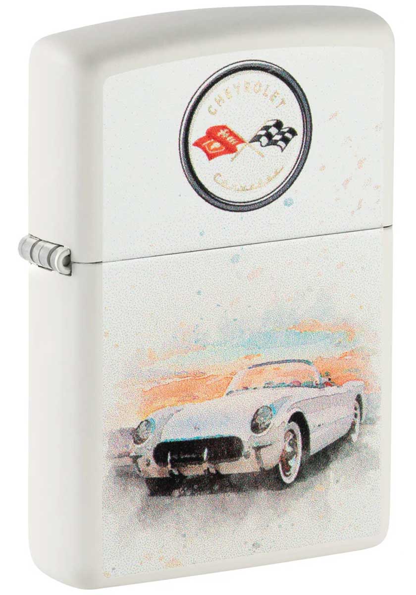 Zippo ジッポー USモデル バイク 車 Chevrolet シボレー コルベット 48406 zippo ジッポ ライター オプション購入で名入れ可 メール便可