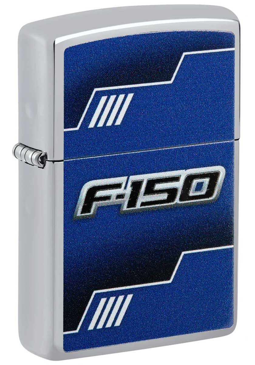 名入れオプション この商品は【名入れオプション】をライターと一緒にご購入いただくことで名入れが可能です。アイコンをクリックしてご確認下さい。 T型フォードに始まり、マスタング、サンダーバード等、数々の名車を世に送り出してきたフォードのオフィシャルライセンスZIPPOです。「フォード F-150」のロゴがプリントされたZIPPOです。F-150は、アメリカでNo.1の人気を誇るシリーズ！フォードファンのあなたにオススメ！ ケース形状：レギュラー・ケース 加工表面処理：High Polish Chrome｜プリント その他：USAカタログ掲載品 オイルや替え石（フリント）、替え芯（ウィック）等、Zippoに欠かせない消耗品やアクセサリーを取りそろえております。簡易ラッピング￥100（税別）とオイルとフリントがセットになったZippo専用ギフトボックス・ラッピングをご用意しております。お気軽にお申し付けください。 ■補足※パソコン、OS、プラウザの環境により実物と若干色合いが異なる場合があります。※ボトム（底部）刻印は製造年月を表しています。在庫は常に流動しており、実際の商品とは異なる場合があります。※ZIPPOケース内側は、通常メッキ等の処理はされておりません。その為、真鍮が酸化（腐食）し汚れに見える場合がございます。※ZIPPOケースとインサイドユニットは別々にストックされ、出荷時に組み合わされます。その為、それぞれの製造年が異なる場合がございます。 ■在庫・納期について複数の店舗で在庫を共有しております。在庫はリアルタイムで管理し、細心の注意を払っておりますが、わずかなタイムラグや、ご注文が集中した時など商品をすぐご用意できない場合がございます。その場合、改めて納期をご連絡致します。あらかじめご了承下さいませ。 ギフト対応