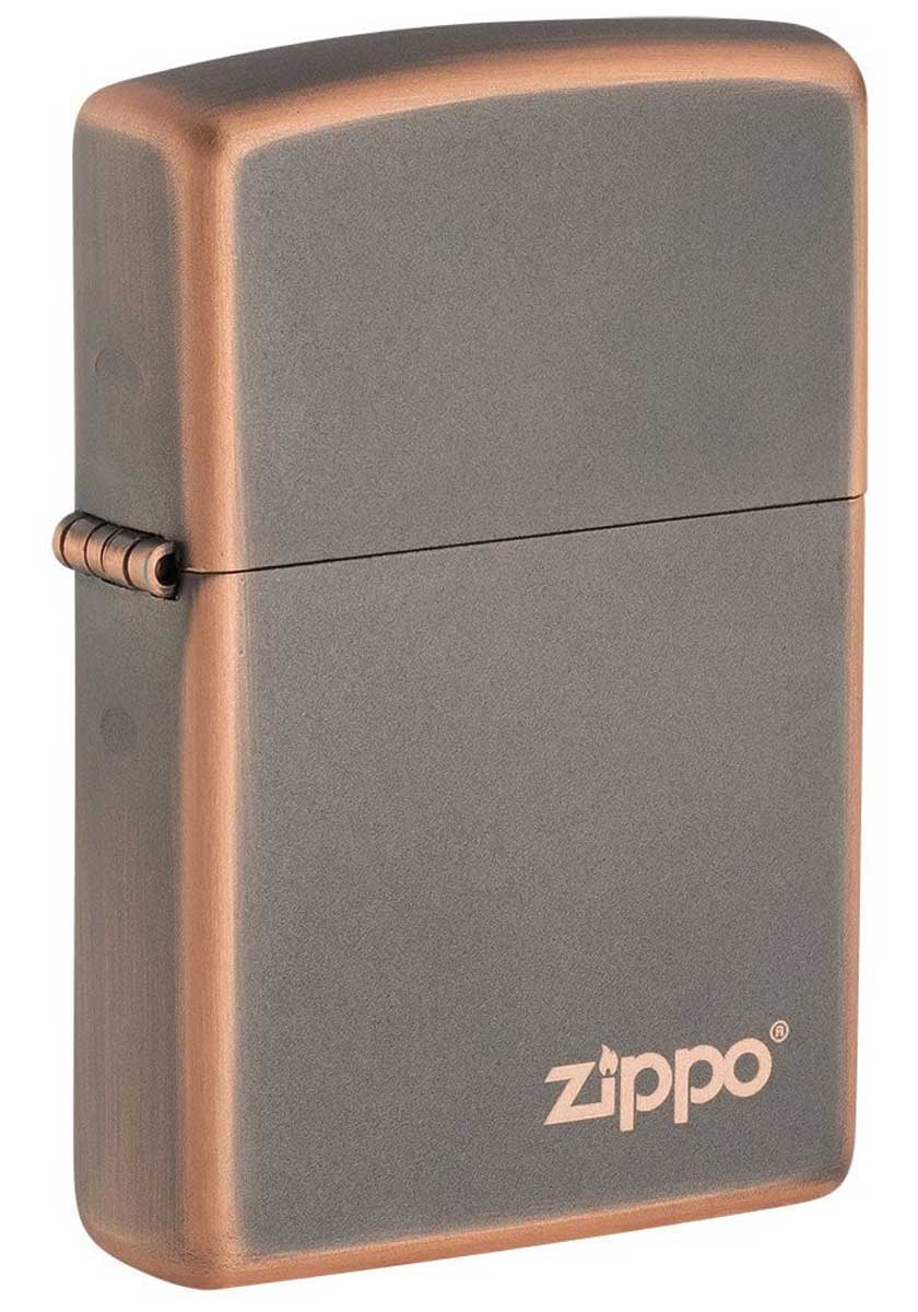 Zippo ジッポー USモデル Rustic Bronze Zippo Logo 49839ZL zippo ジッポ ライター オプション購入で名入れ可 メール便可