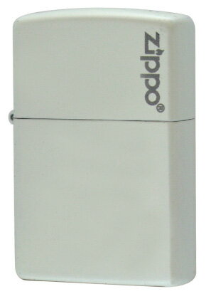 Zippo ジッポー White Matte ホワイトマット ロゴ 214ZL zippo ジッポ ライター オプション購入で名入れ可 メール便可