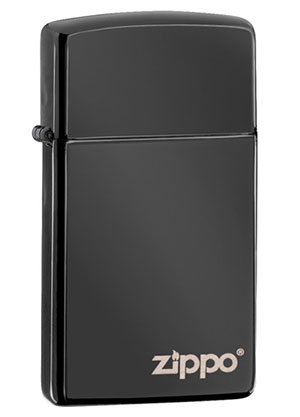 Zippo ジッポー 定番 Slim Ebony W Zippo 28123ZL zippo ジッポ ライター オプション購入で名入れ可 メール便可