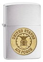 Zippo ジッポー USモデル ミリタリーAir Force Crest Emblem 280AFC zippo ジッポ ライター オプション購入で名入れ可 メール便可