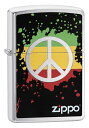 Zippo ジッポー USモデル Peace Splash 29606 zippo ジッポ ライター オプション購入で名入れ可 メール便可