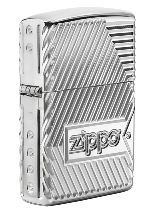 Zippo ジッポー USモデル アーマー BOLTS DESIGN Armor 360°Multi Cut Engraving 29672 zippo ジッポ ライター オプション購入で名入れ可