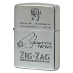 絶版/ヴィンテージ Zippo ジッポー 【中古】 1994年製造ZIG-ZAG Design タバコ用巻紙メーカー ジクザグ デザイン