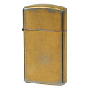 絶版/ヴィンテージ Zippo ジッポー 【中古】 1981年製造金メッキ スリム 1