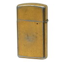 絶版/ヴィンテージ Zippo ジッポー 【中古】 1981年製造金メッキ スリム 2