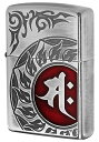 Zippo ジッポー 梵字 bonji サク 銀メッキいぶし 80040 プレゼント 贈り物 男性 女性 かっこいい オプション購入で名入れ可 メール便可