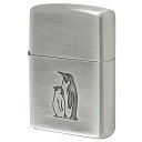 Zippo ジッポー 動植物系 いきものモチーフ ペンギン zippo ジッポ ライター オプション購入で名入れ可 メール便可