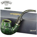 SAVINELLI サビネリ マドロスパイプ アリゲーター グリーン・614【送料無料】