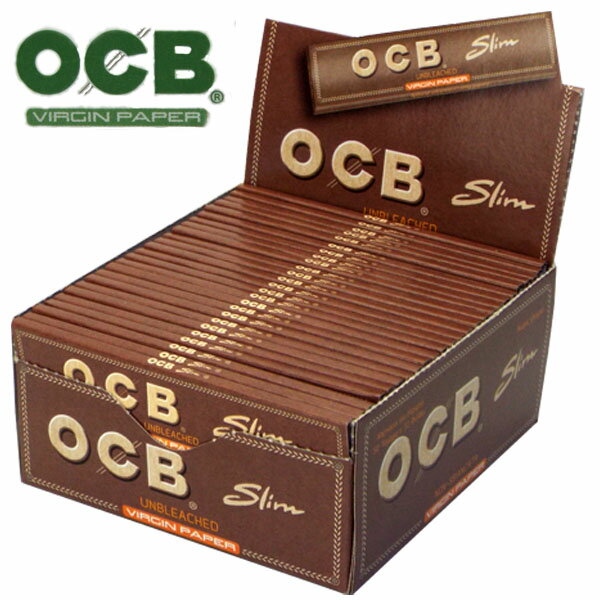 OCB ブラウンスリムペーパー 50個セット【送料無料】