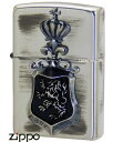 ZIPPO エンブレム シルバーキング メタル貼り【送料無料】