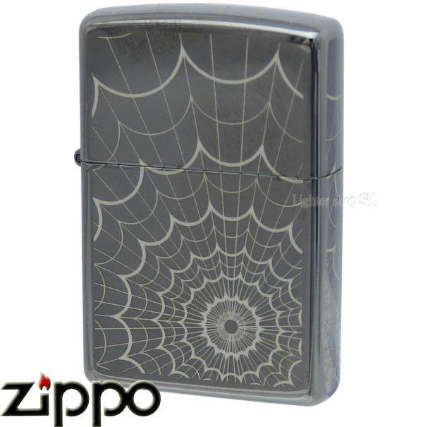 ZIPPO US MODEL 28527 ブラックアイス 5面加工 Spider's Web スパイダーウェブ【送料無料】