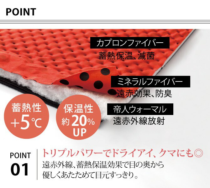 アイマスク ホット 繰り返し あったかい 3D 目もと温快アイマスク おしゃれ おとこの雑貨屋　楽天　マスク　在庫あり