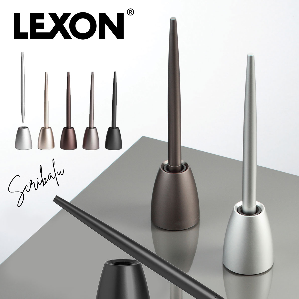 LEXON デスクペン 卓上ペン ボールペン 高級 ブランド ペン立て オフィス レクソン スタイリッシュ おしゃれ かっこいい スタンド 卓上 デスク ペン ペンスタンド 会社 受付 業務用 文房具 文…