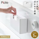 マグネットスリムプラスチックバッグケース プレート ホワイト 山崎実業 ポリ袋ホルダー マグネット ポリ袋 ストッカー 収納 おしゃれ モノトーン ホワイト 1766(3)