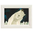 アートパネル 動物 18×13.5cm 武内祐人 シロクマ 壁掛けアート アート パネル 北欧 壁掛け 卓上 両用 子供部屋 インテリア 小さい 絵 かわいい ...