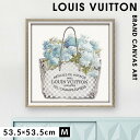 アートパネル ブランド ルイヴィトン LOUIS VUITTON Mサイズ オマージュ キャンバスアート フレーム付き パロディアート オマージュアート ブラン...