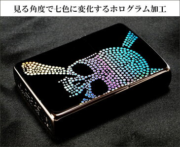 zippo ジッポーライター スカル 骸骨 ドクロ Roen ロエン ZP-003 HOLOGRAM DOT FACE オイルライター ジッポライター ギフト プレゼント 彼氏 男性 メンズ