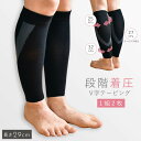 ふくらはぎ サポーター 着圧 むくみ 解消 グッズ 加圧 ふくらはぎサポーター ブラック 黒 レディース 高齢者 足のむくみ あしサポートサポーター(Vタイプ)