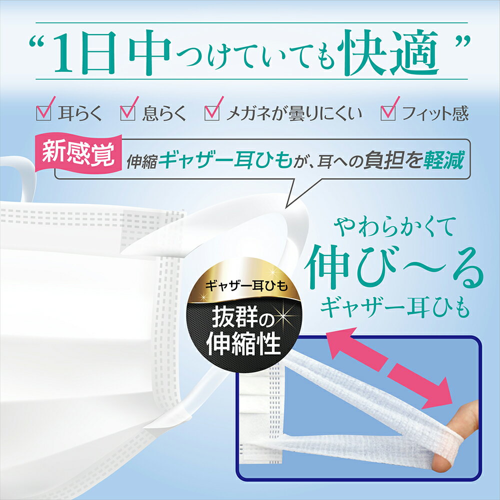 日本製 XINS 不織布リラマスク シンズ CM掲載商品 マスク 50枚 工業会会員 普通サイズ 国産 99％カットフィルター内蔵 耳らく 耳が痛くなりにくい メガネくもりにくい クリーンルームで生産 送料無料