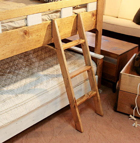 楽天照明　Lighting Market国産オリジナルオーダー家具 Rustic 2段ベッドはしご単品 0220-bd-RT-602