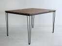 国産オリジナルオーダー家具 Rustic 3 Spoked Iron legs Table アイアン3本脚 0220-dt-RI-108-120