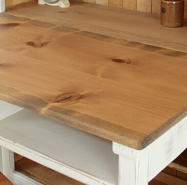 【ポイント10倍】 国産オリジナルオーダー家具 Rustic ラスティックパイン シェルフデスクセット デスクB単品 0220-dk-RT-113-B