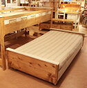 国産オリジナルオーダー家具 Rustic 2段ベッド 下部ベッドのみ 0220-bd-RT-601-L