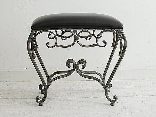 スツール 椅子 イス いす チェア チェアー アイアン アイアン家具 おしゃれ デザイン 北欧 インテリア カフェ プレゼント 贈り物 新築 アイアンスツール フェイクレザー 0251-ch-FM-336-Y-Bのサムネイル