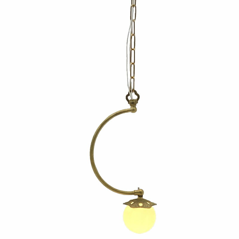 G9LED対応1灯シャンデリアセット 40W相当 ゴールド アンティーク ※電球付属