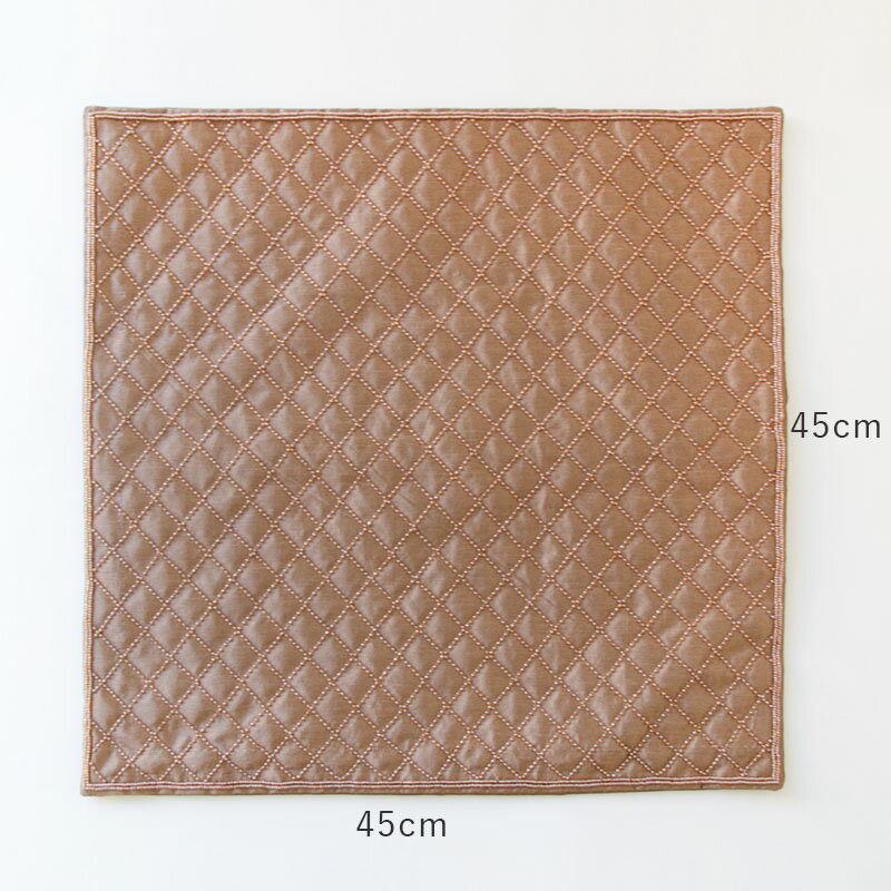 La deco ラ・デコ ビーズ 刺繍デザインクッションカバー マッシュ 45cm×45cm フレンチ雑貨 リビング雑貨 [2]