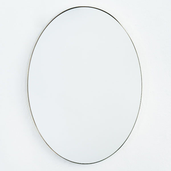 Brass oval mirror ʱ߷ߥ顼  ɳݤ
